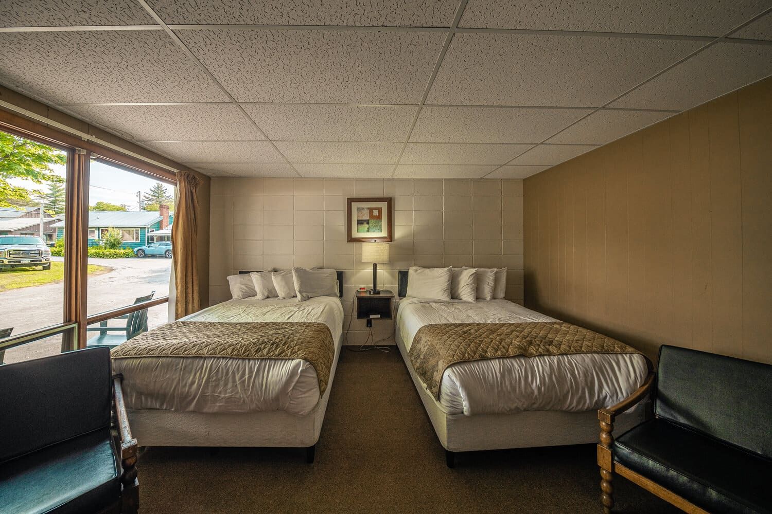 Double Bed Room seating and window